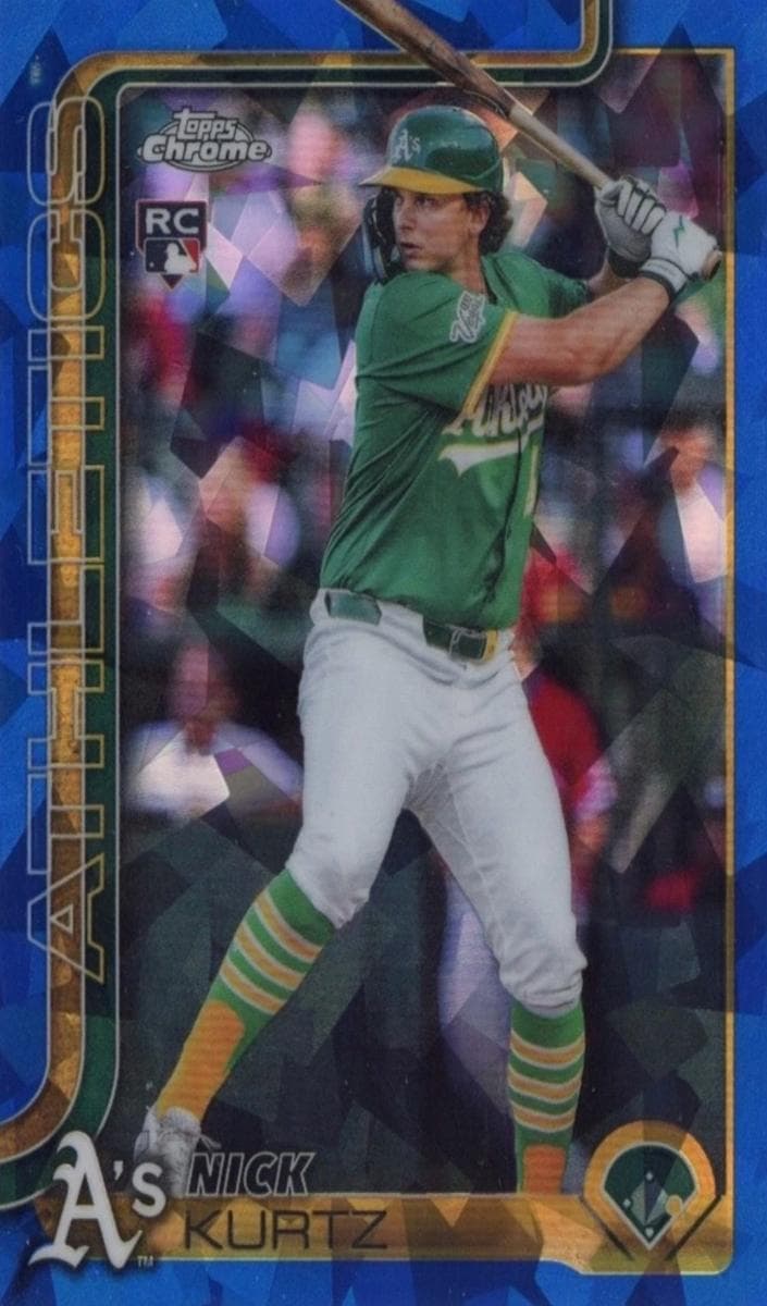 Nick Kurtz 2025 topps Topps Chrome Update Sapphire