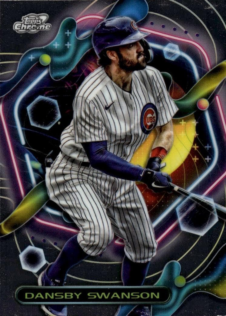 Dansby Swanson 2023 topps Topps Cosmic Chrome