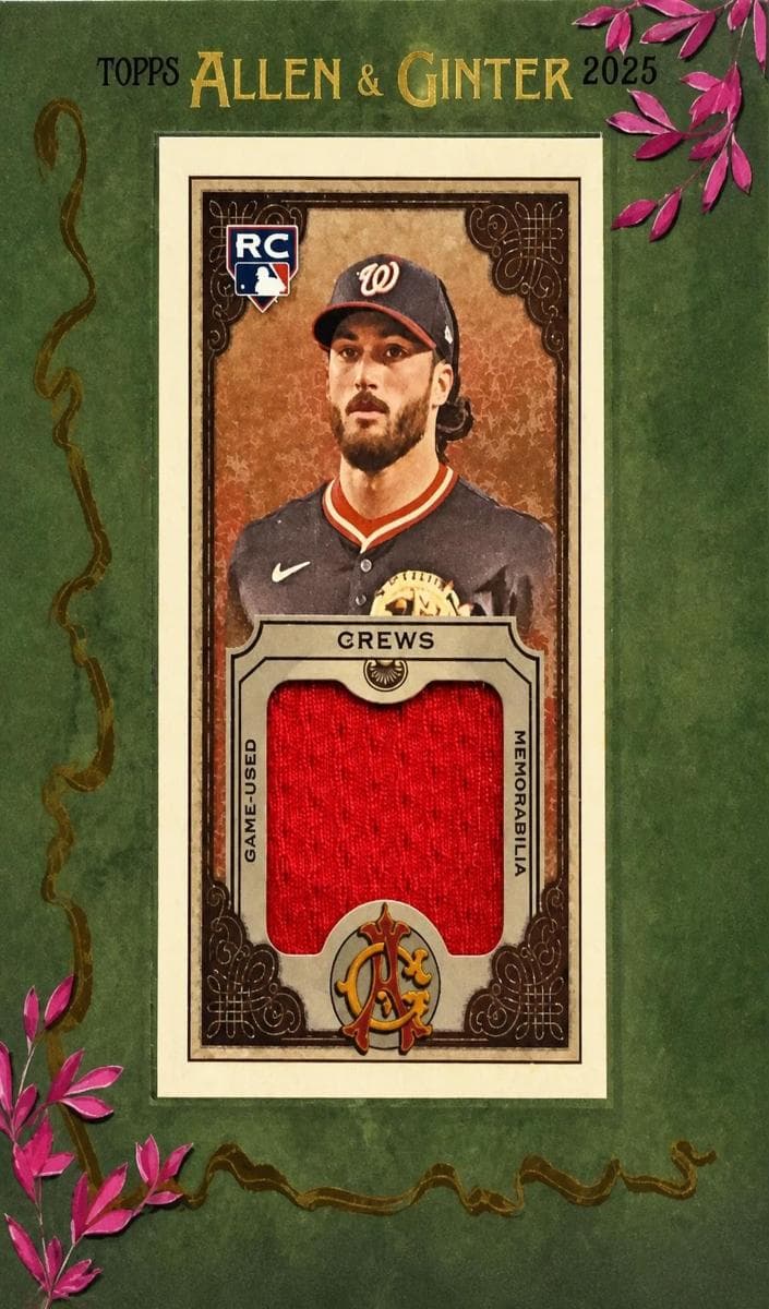 Dylan Crews 2025 topps Allen & Ginter