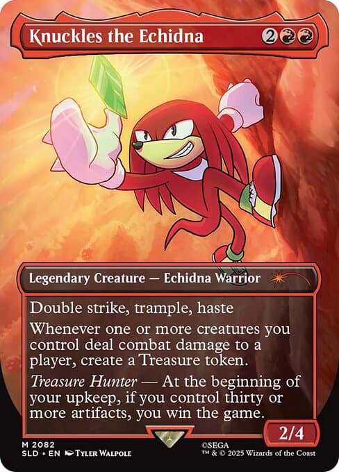 Knuckles The Echidna 2019 Magic: The Gathering Secret Lair Drop