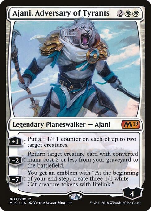 Ajani, Adversary of Tyrants 2018 Magic: The Gathering Core Set 2019