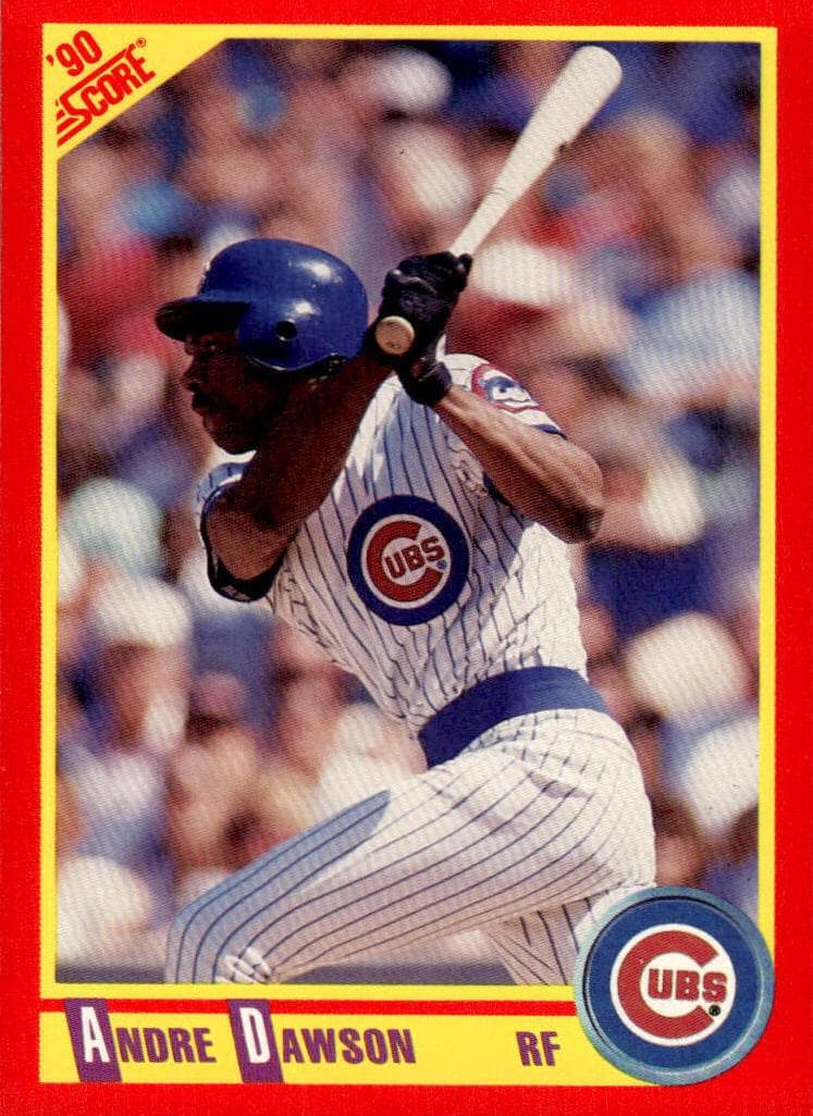 Andre Dawson 1990 panini Score