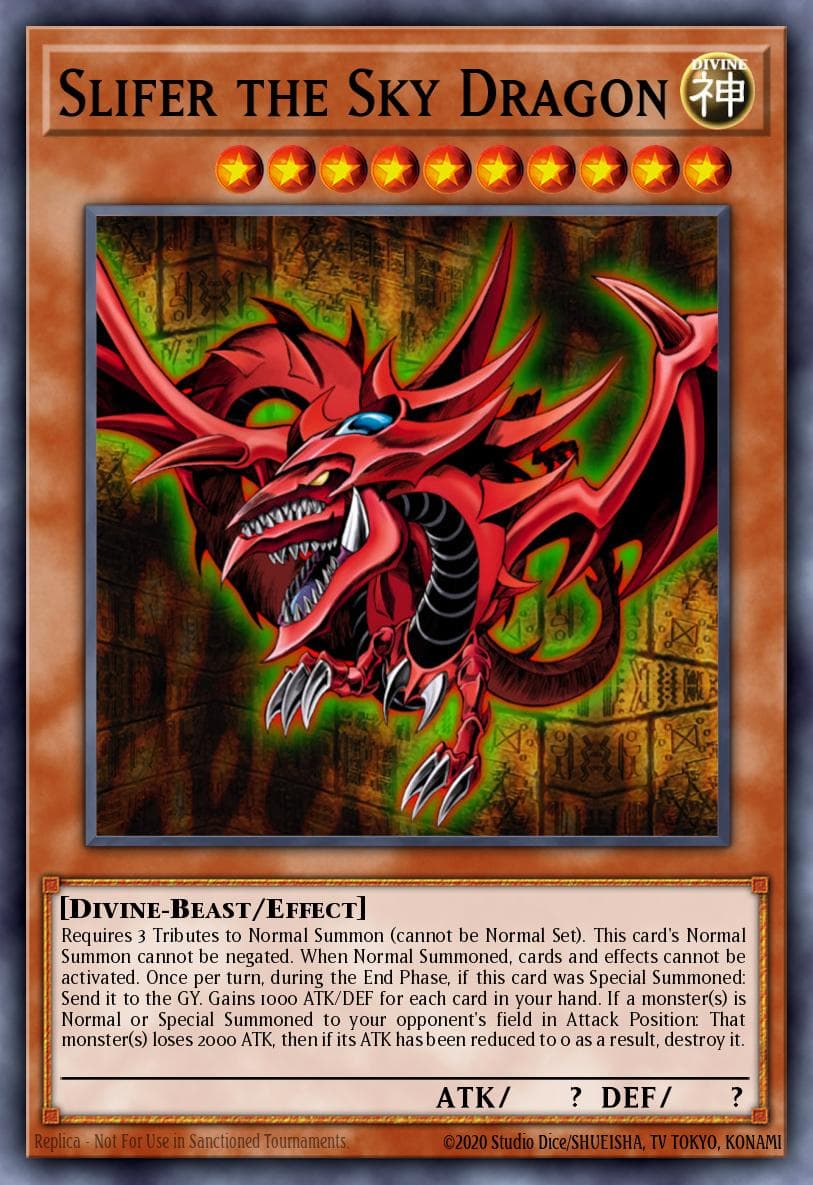 Slifer the Sky Dragon 2016 Yu-Gi-Oh!