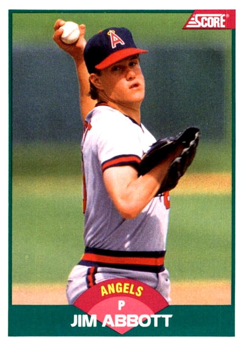 Jim Abbott 1989 panini