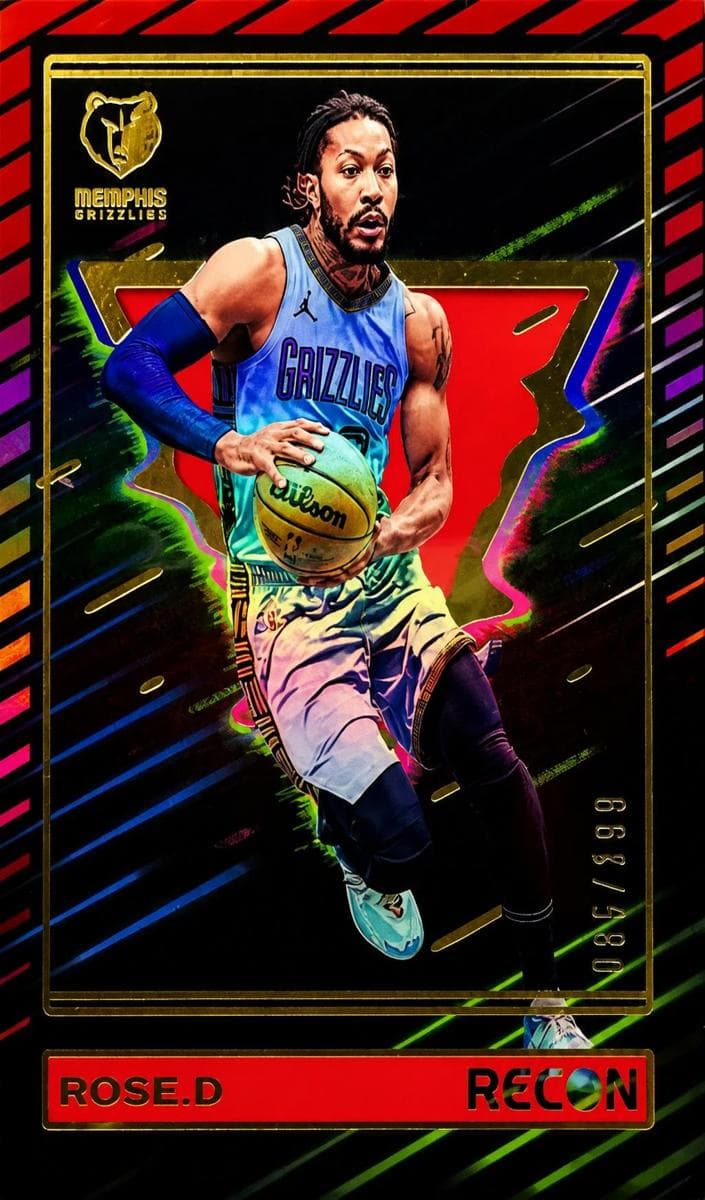 Derrick Rose 2023 panini Panini Recon