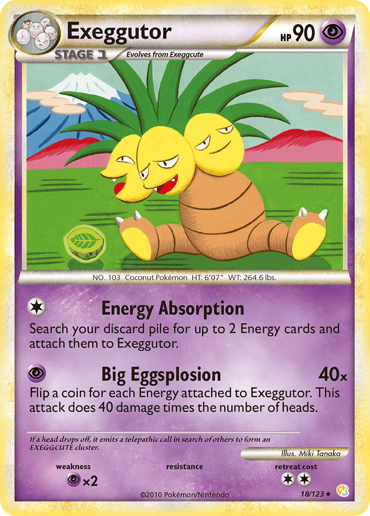 Exeggutor 2010 Pokemon HeartGold & SoulSilver