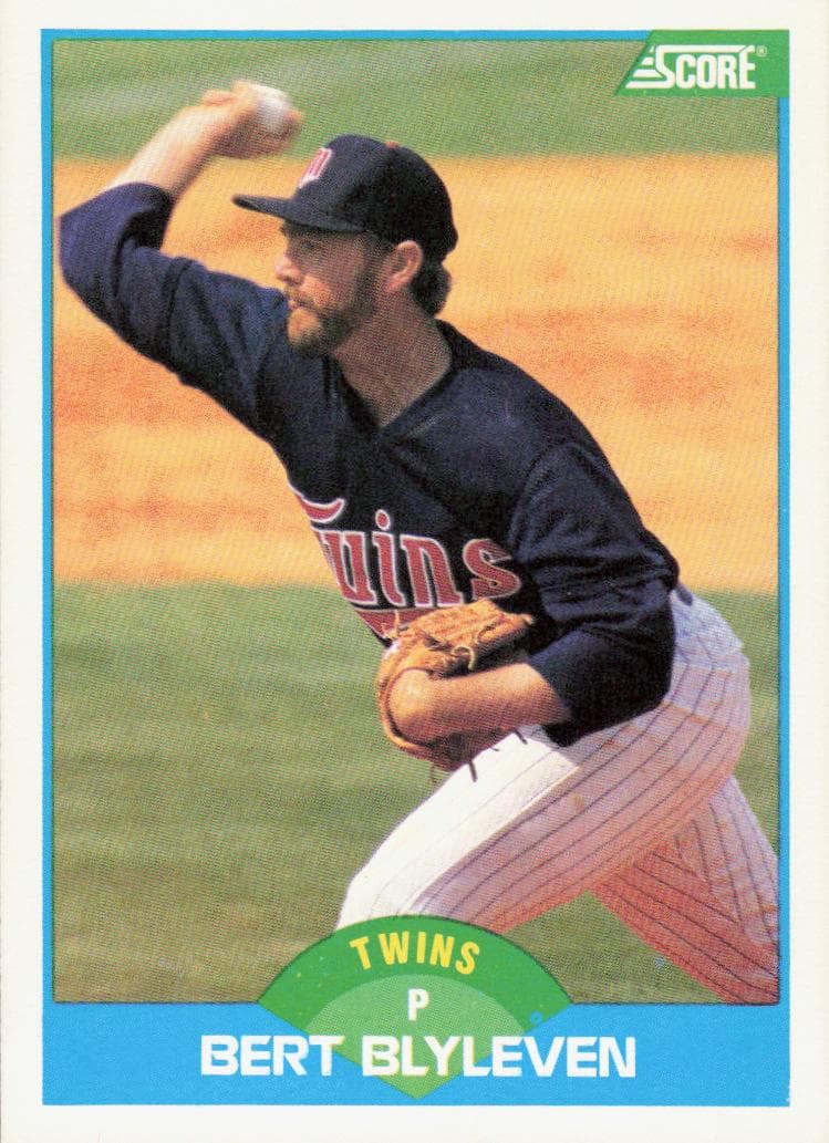 Bert Blyleven 1989 panini