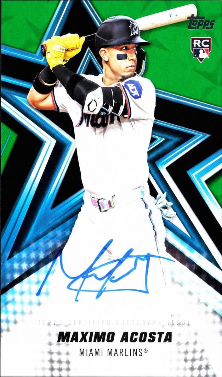 Maximo Acosta trading card