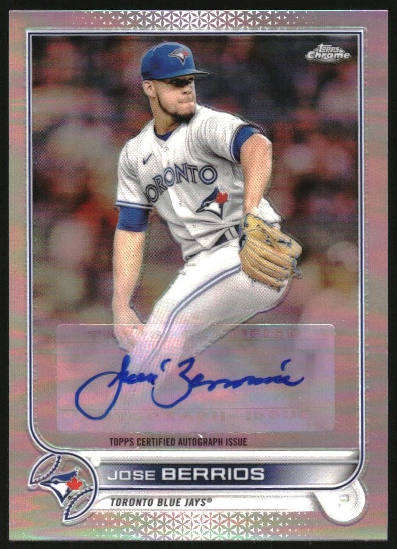 Jose Berrios 2022 topps Topps Chrome Update