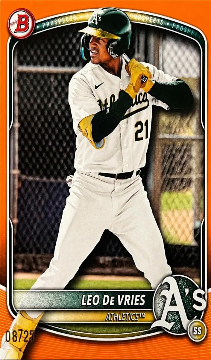 Leo De Vries 2025 bowman Bowman Draft