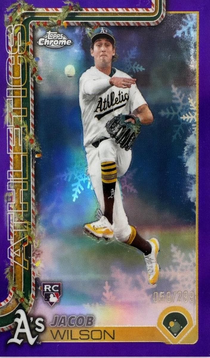 Jacob Wilson 2025 topps Holiday