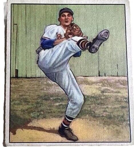 Warren Spahn 1950 bowman Bowman