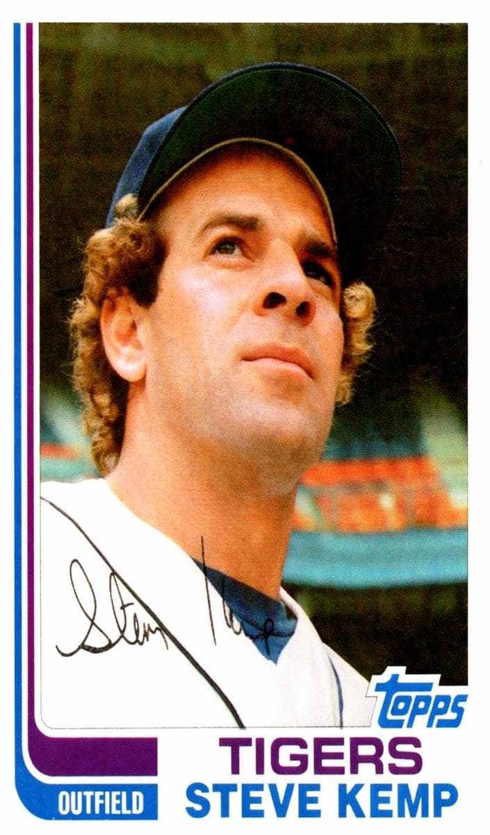Steve Kemp trading card