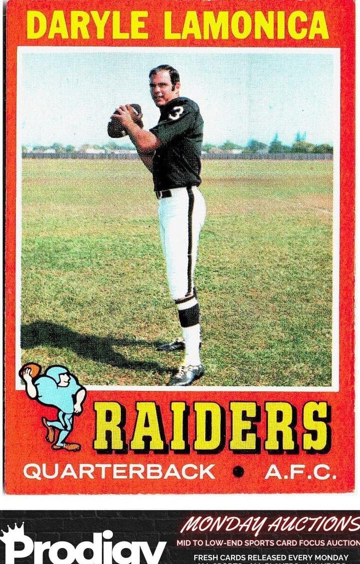 Daryle Lamonica 1971 topps Topps