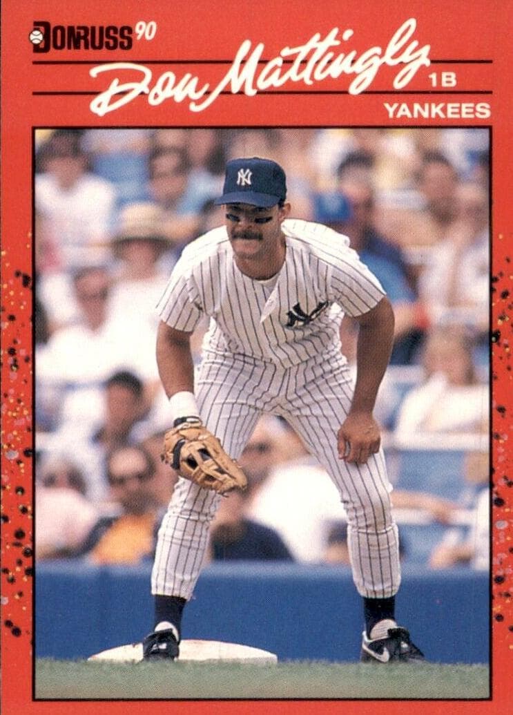 Don Mattingly 1990 panini Donruss