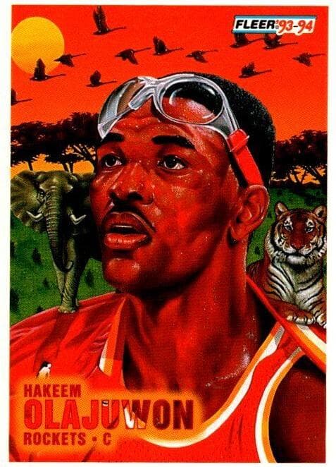 Hakeem Olajuwon 1993 fleer Fleer