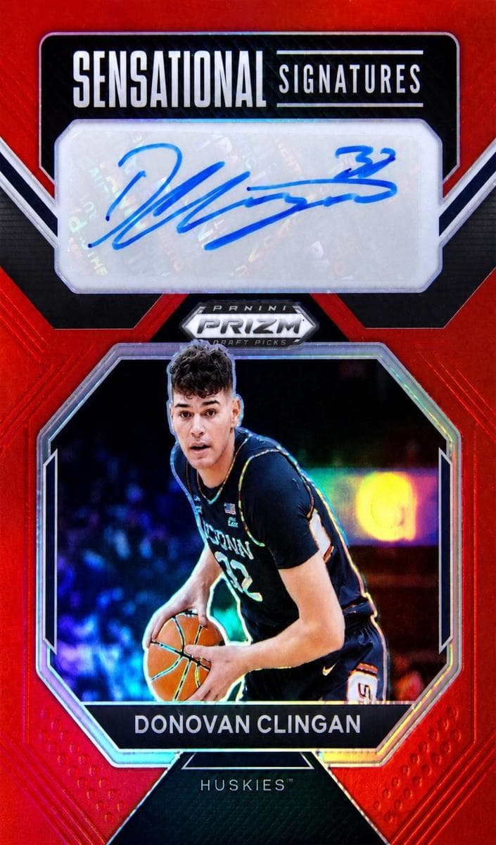 Donovan Clingan 2023 panini Panini Prizm Draft Picks