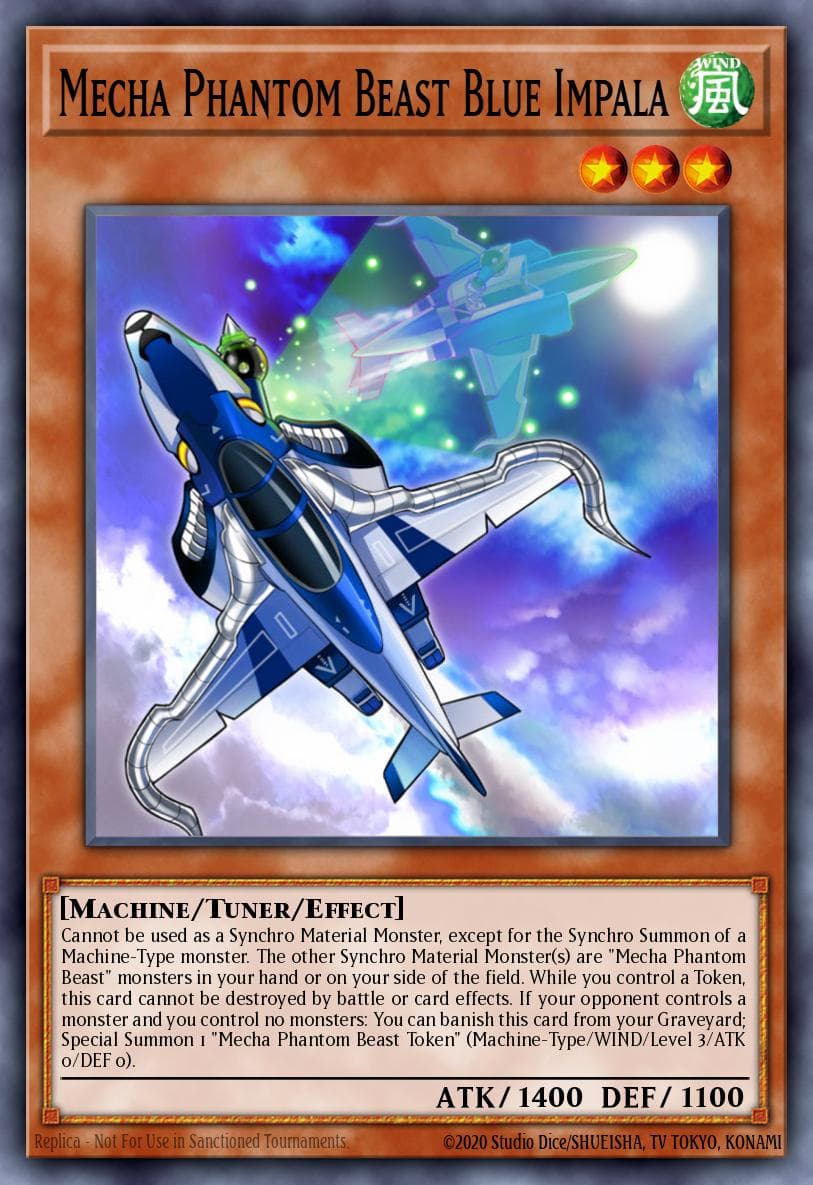 Mecha Phantom Beast Blue Impala #MP14-EN076
