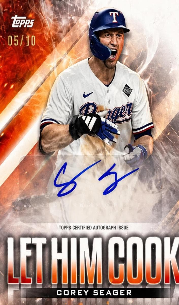 Corey Seager 2024 topps Topps Update