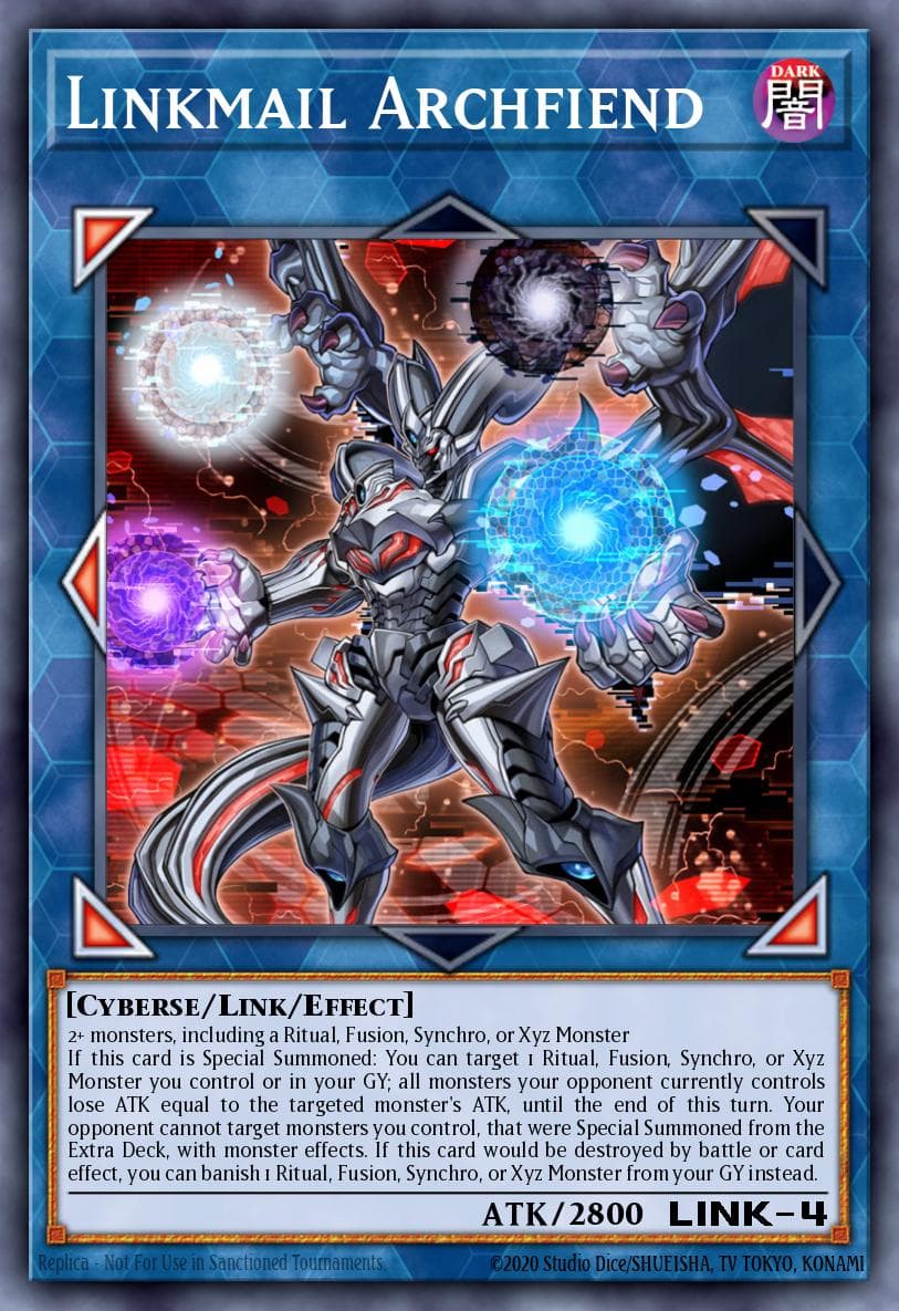 Linkmail Archfiend 2019 Yu-Gi-Oh! Rising Rampage