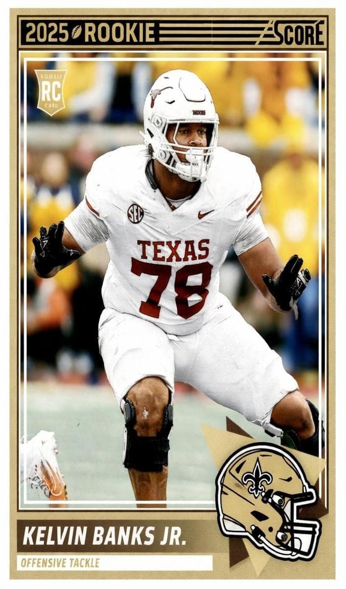 Kelvin Banks Jr. 2025 panini Score-A-Treat