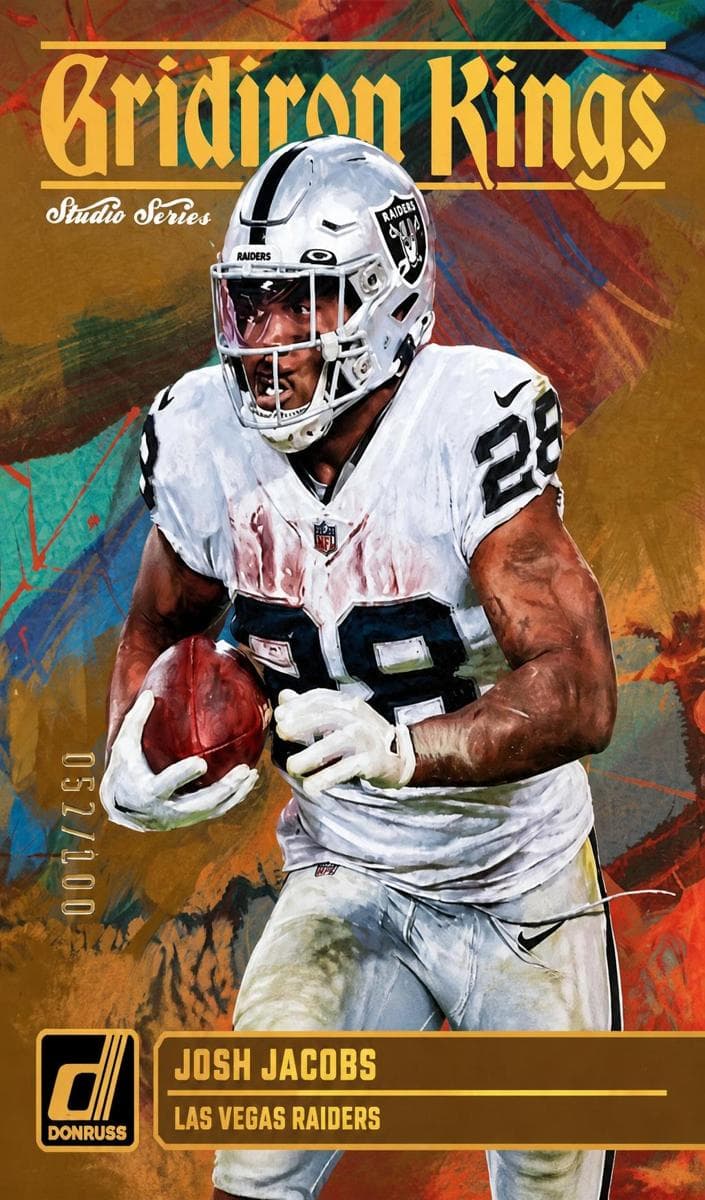 Josh Jacobs 2023 panini Panini Donruss