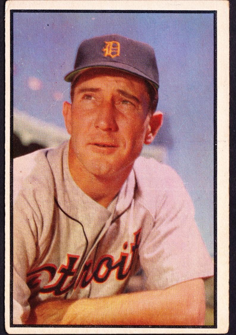 Fred Hutchinson 1953 bowman Bowman Color