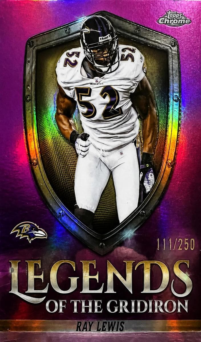 Ray Lewis trading card