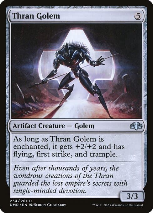 Thran Golem 2023 Magic: The Gathering Dominaria Remastered
