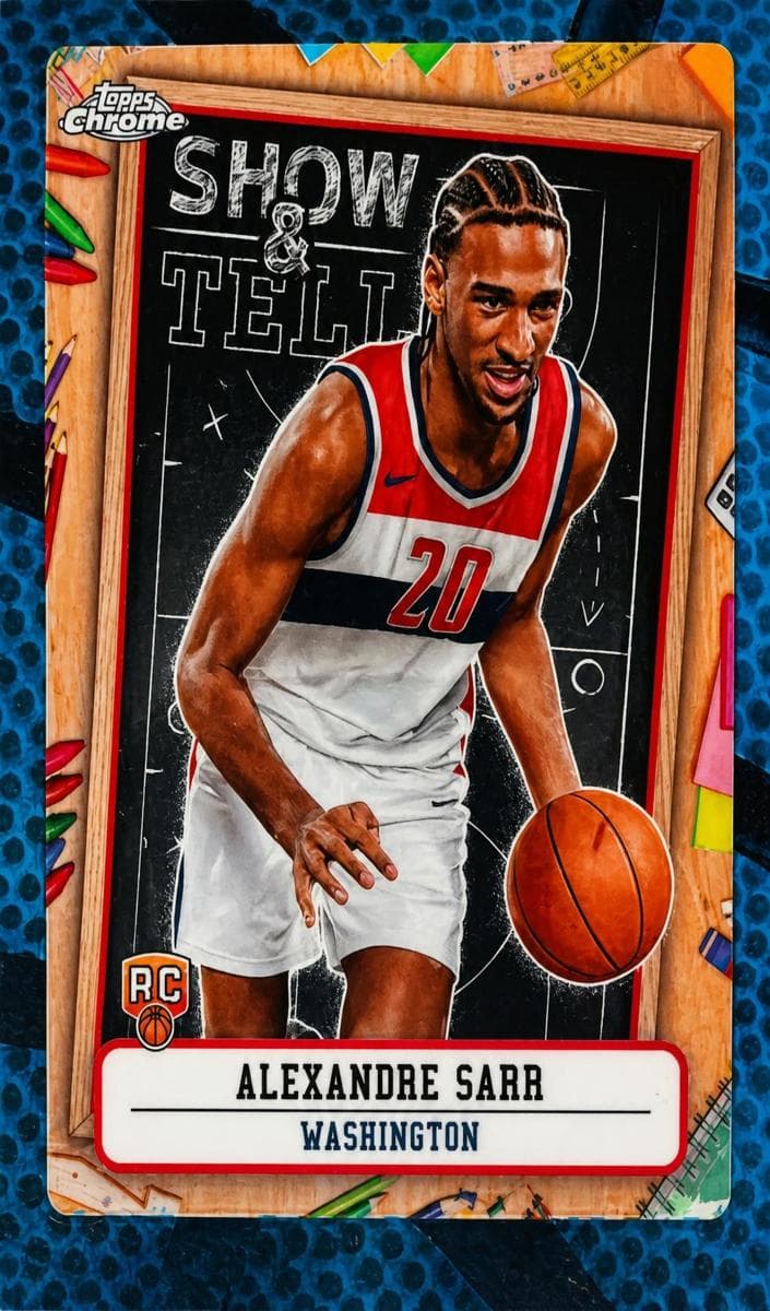Alexandre Sarr 2024 topps Topps Chrome