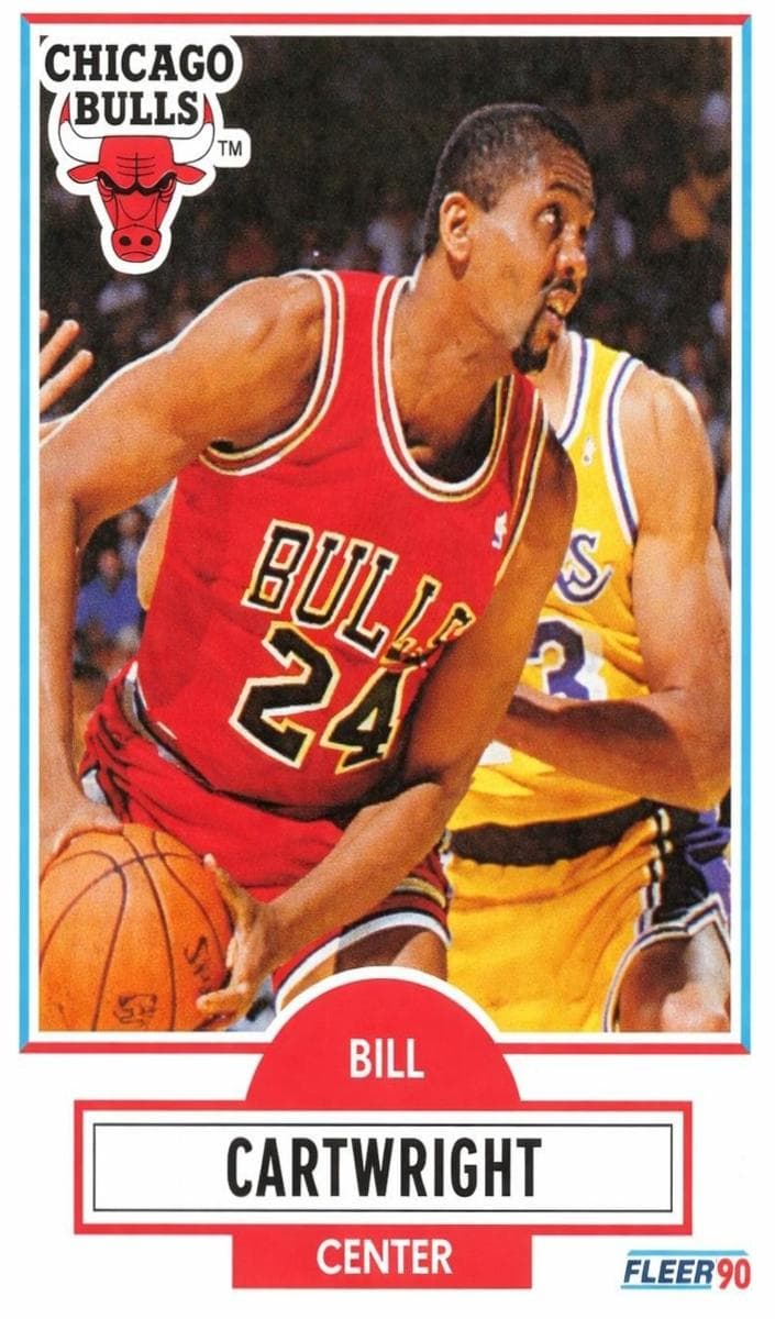 Bill Cartwright 1990 fleer Fleer