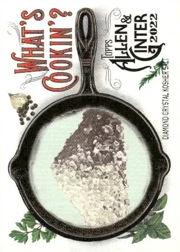 Diamond Crystal Kosher Salt 2022 topps Topps Allen & Ginter