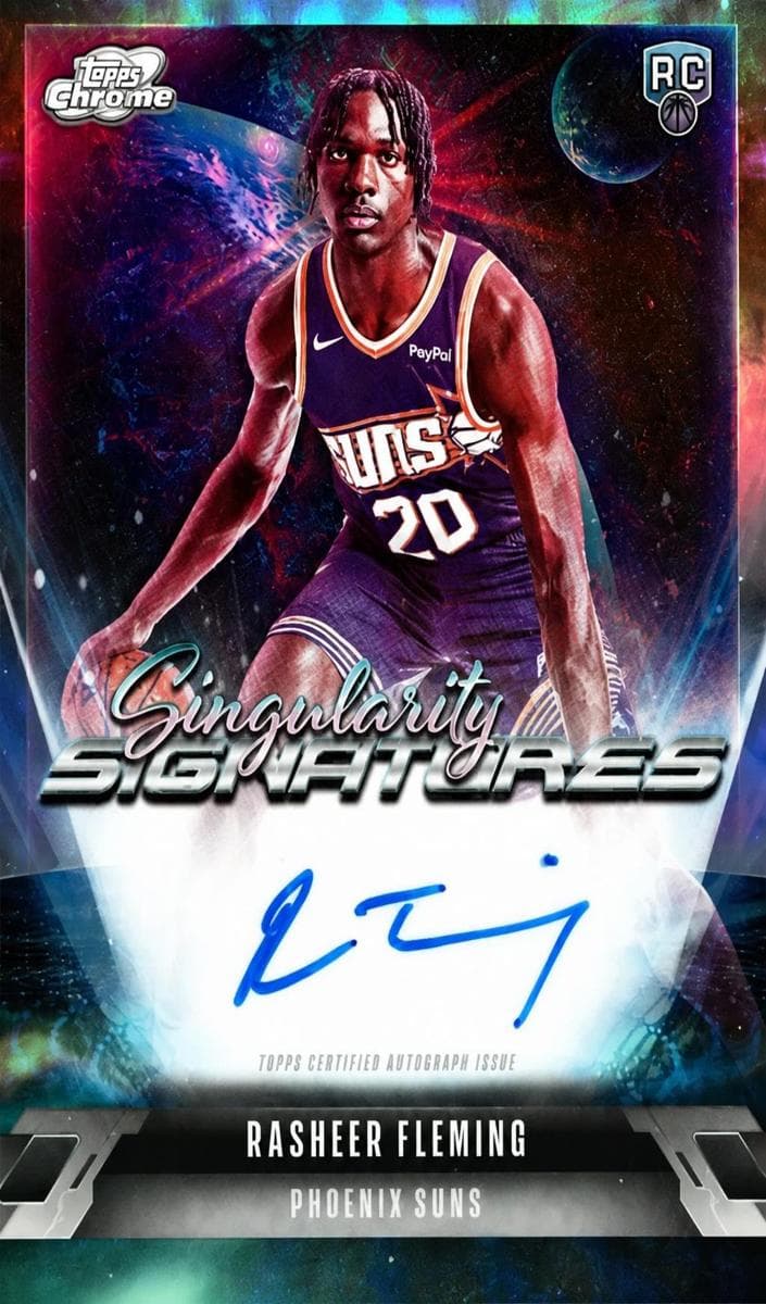 Rasheer Fleming 2025 topps Topps Cosmic Chrome