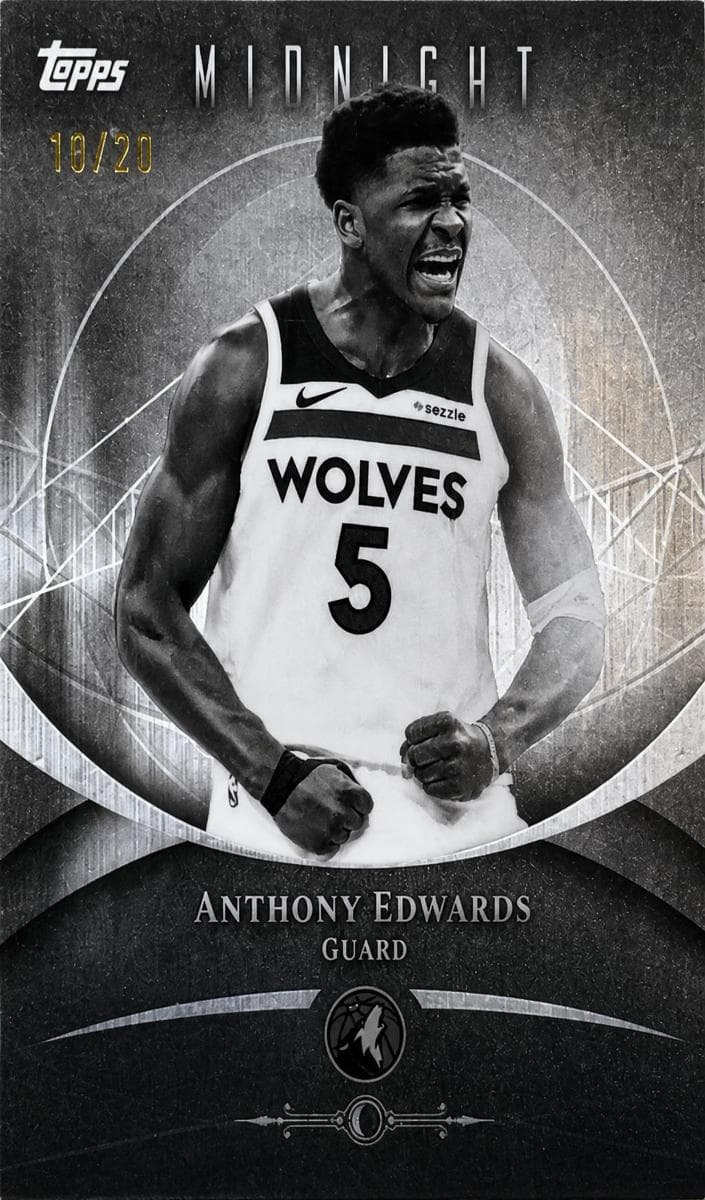 Anthony Edwards 2025 topps Topps Midnight