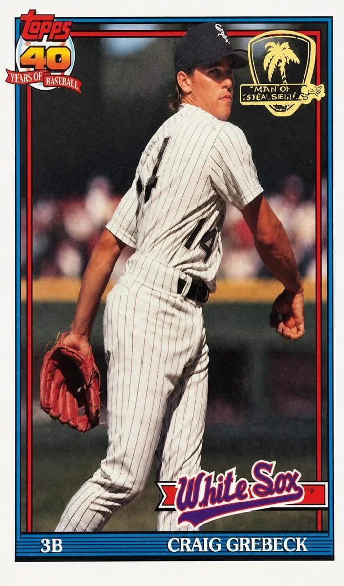 Craig Grebeck 1991 topps Topps