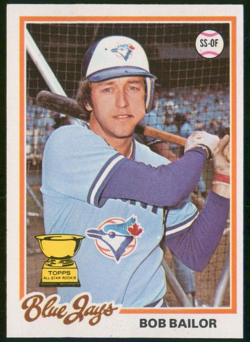 Bob Bailor 1978 topps Topps