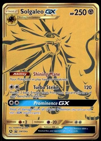 Solgaleo GX #sm104a