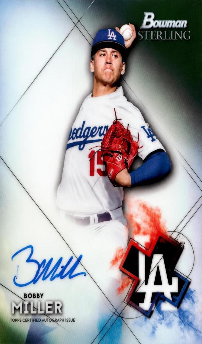Bobby Miller 2021 bowman Bowman Sterling