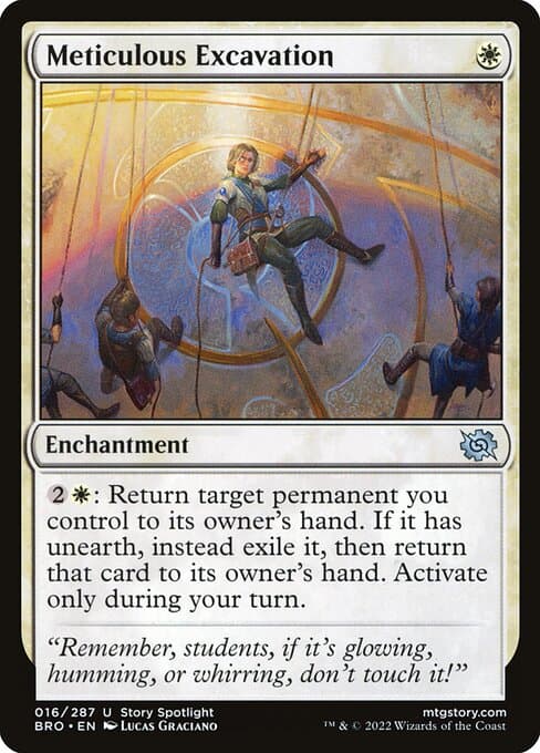 Meticulous Excavation 2022 Magic: The Gathering Brother's War