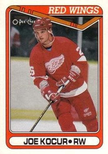 Joey Kocur 1990 topps O-Pee-Chee