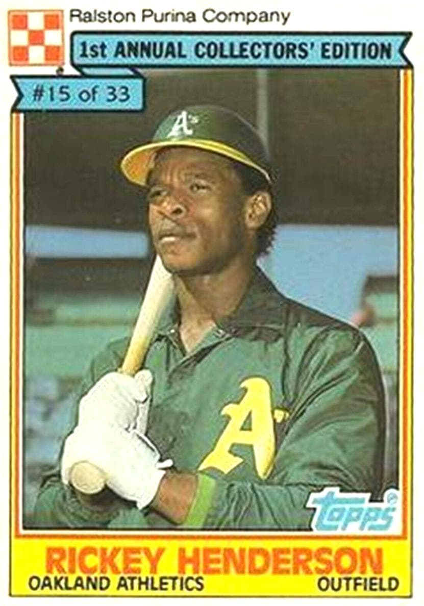 Rickey Henderson 1984 topps