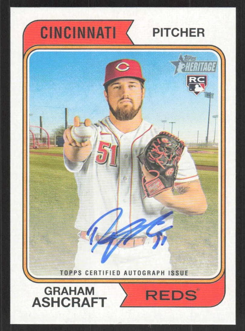 Graham Ashcraft 2023 topps Topps Heritage