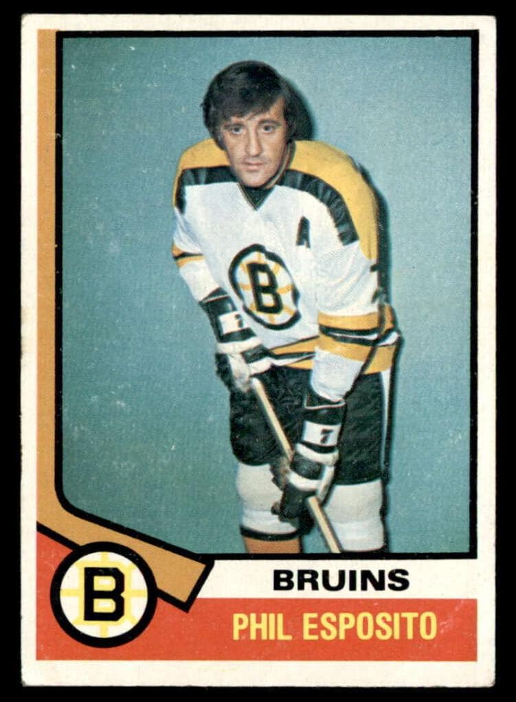 Phil Esposito 1974 topps O-Pee-Chee