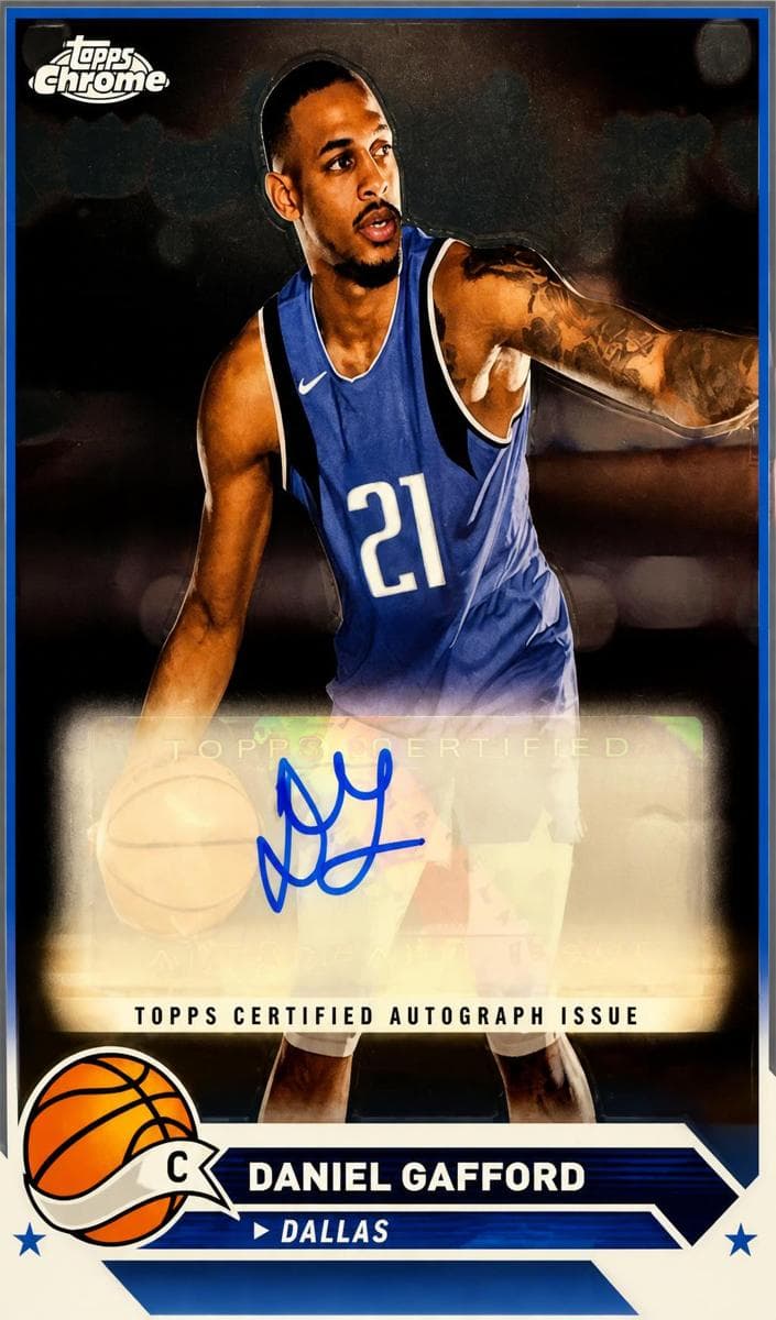 Daniel Gafford 2023 topps Topps Chrome