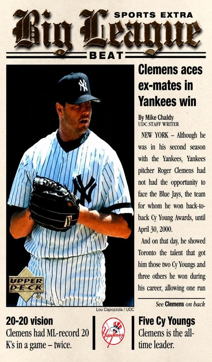 Roger Clemens #BB4