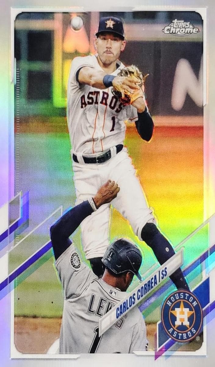 Carlos Correa 2021 topps Topps Chrome
