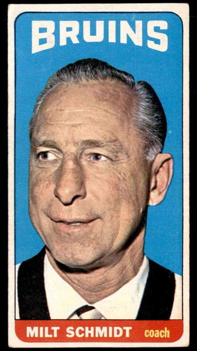 Milt Schmidt 1964 topps Topps
