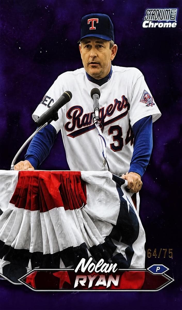 Nolan Ryan 2024 topps Stadium Club