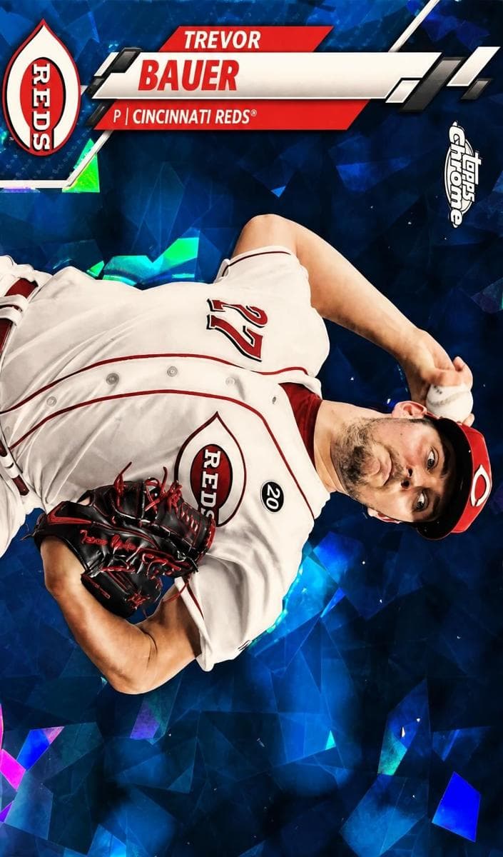 Trevor Bauer 2020 topps Topps Chrome Sapphire Edition