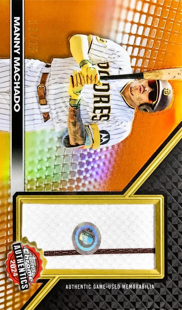 Manny Machado 2024 topps Topps Chrome
